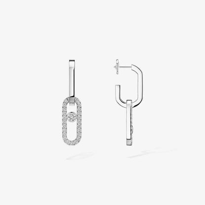 [Peak]MOVE LINK KINETIC DIAMOND EARRINGS