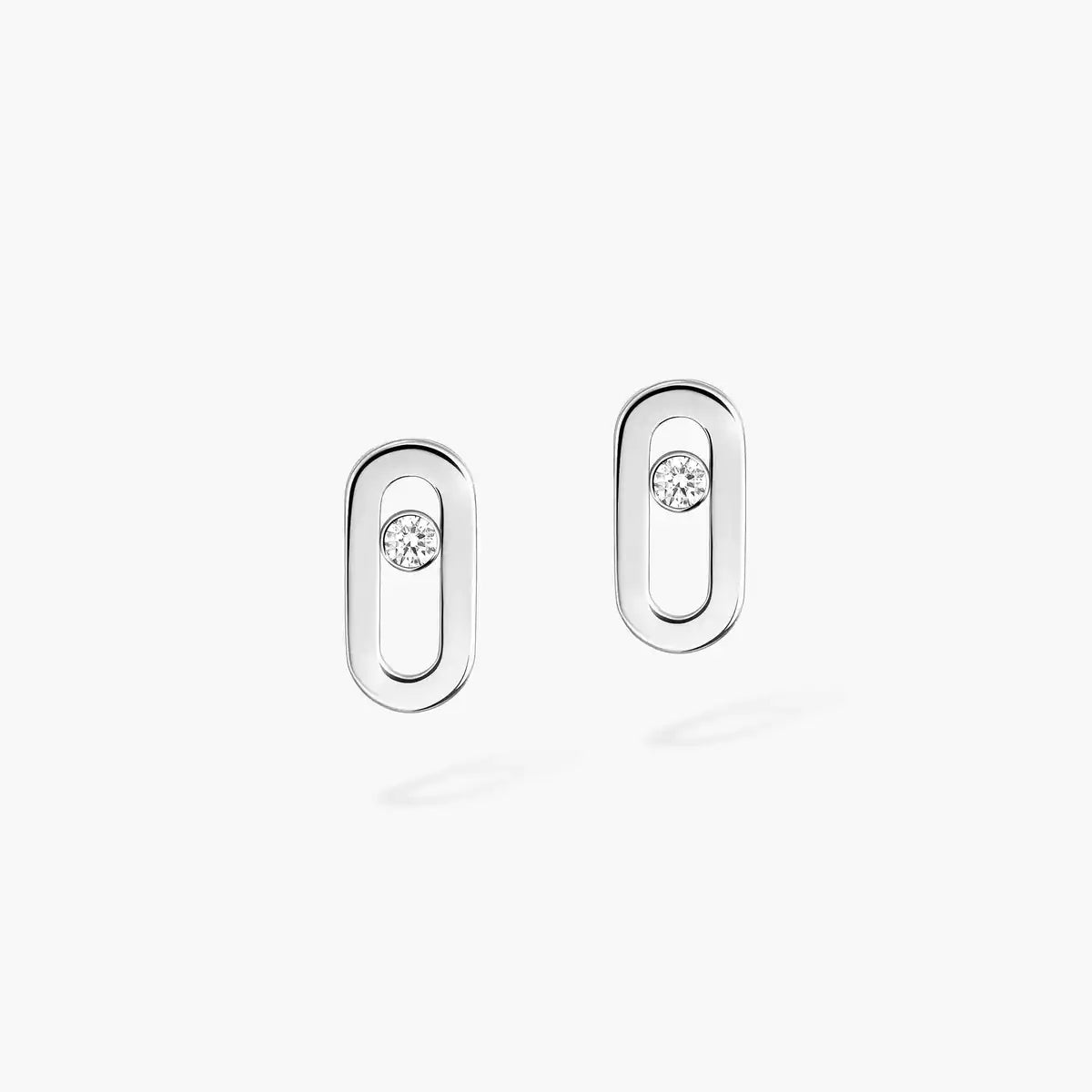 [Peak]MOVE UNO DIAMOND STUD EARRINGS