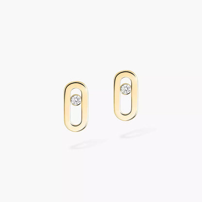 [Peak]MOVE UNO DIAMOND STUD EARRINGS