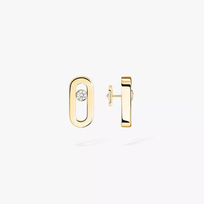 [Peak]MOVE UNO DIAMOND STUD EARRINGS