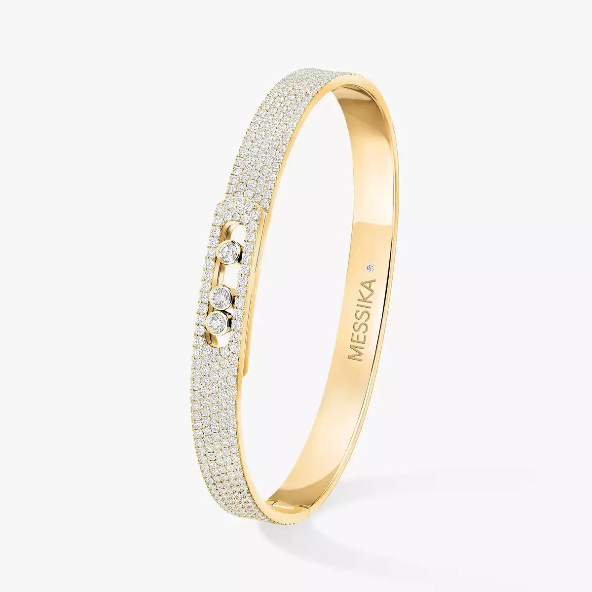 [Peak]MOVE NOA FULL-PAVÉ DIAMOND BANGLE BRACELET