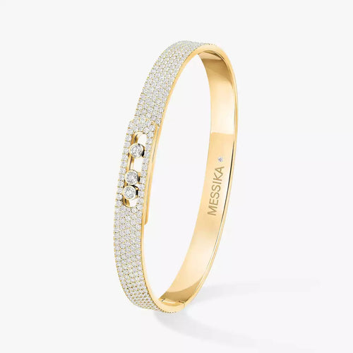 [Peak]MOVE NOA FULL-PAVÉ DIAMOND BANGLE BRACELET