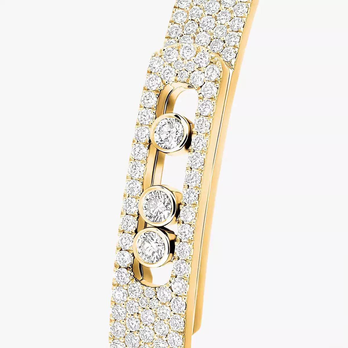 [Peak]MOVE NOA FULL-PAVÉ DIAMOND BANGLE BRACELET