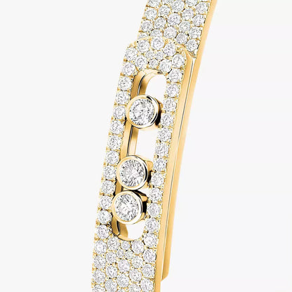 [Peak]MOVE NOA FULL-PAVÉ DIAMOND BANGLE BRACELET