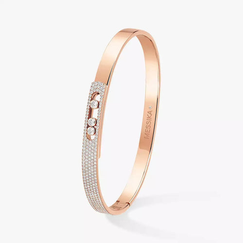 [Peak]MOVE NOA PAVÉ DIAMOND BANGLE BRACELET