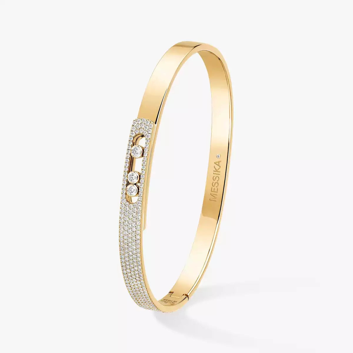 [Peak]MOVE NOA PAVÉ DIAMOND BANGLE BRACELET