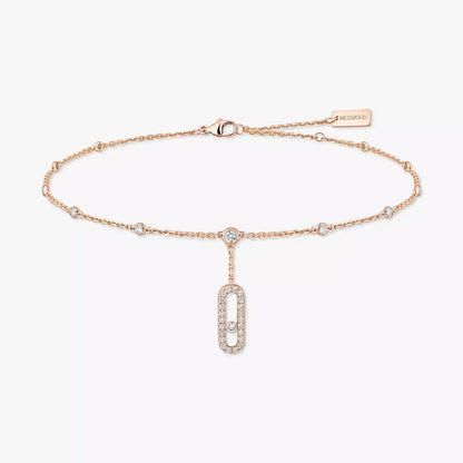 [Peak]MOVE UNO PAVÉ DIAMOND ANKLE BRACELET