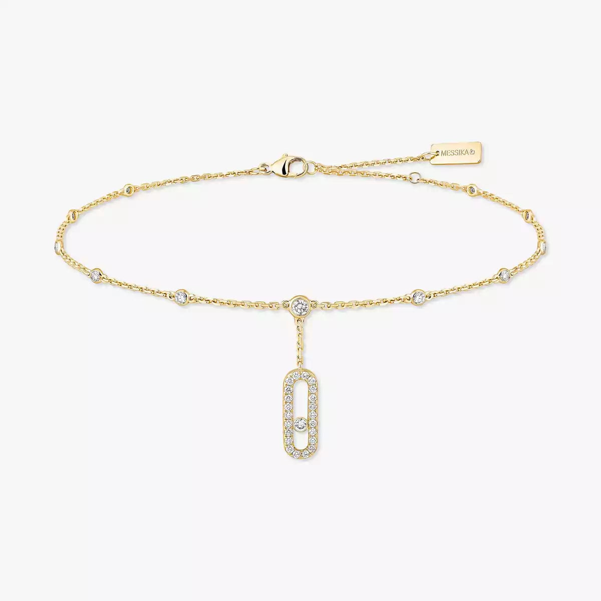 [Peak]MOVE UNO PAVÉ DIAMOND ANKLE BRACELET