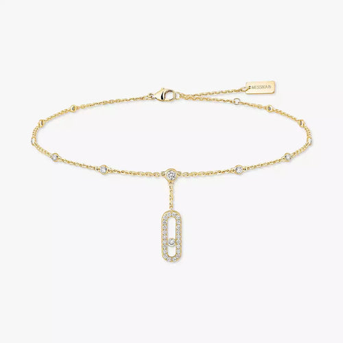 [Peak]MOVE UNO PAVÉ DIAMOND ANKLE BRACELET