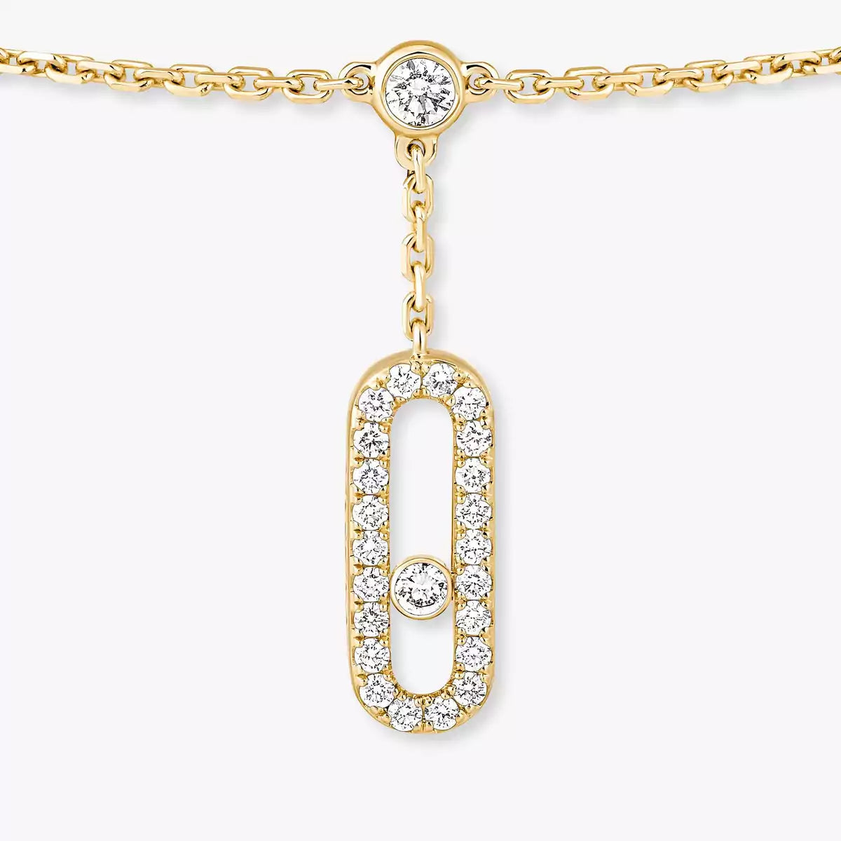 [Peak]MOVE UNO PAVÉ DIAMOND ANKLE BRACELET