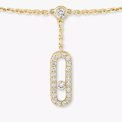 [Peak]MOVE UNO PAVÉ DIAMOND ANKLE BRACELET