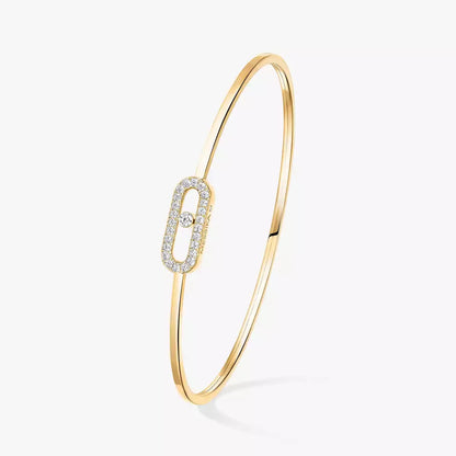 [Peak]MOVE UNO PAVÉ FLEX BANGLE (MEDIUM)