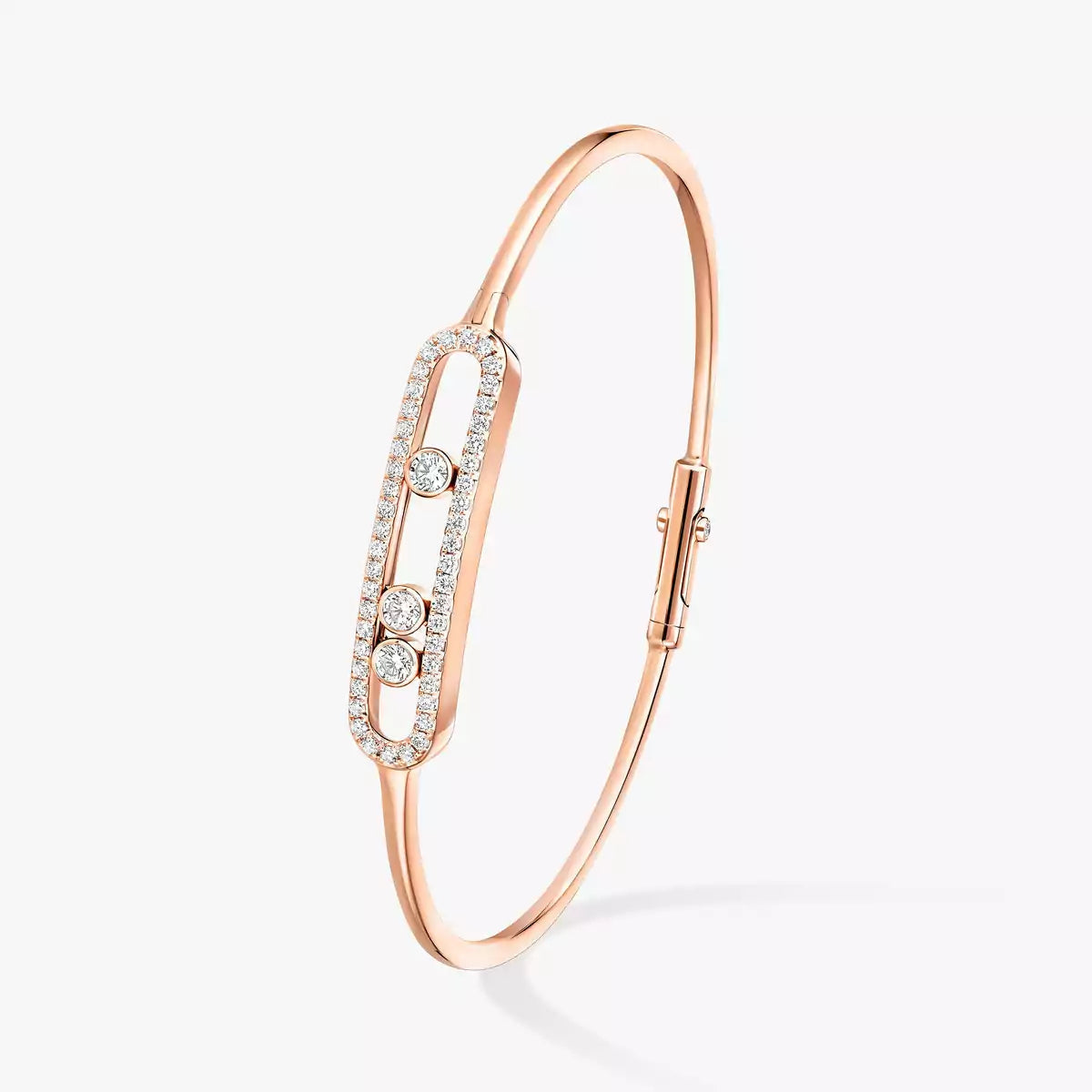 [Peak]MOVE PAVÉ DIAMOND BANGLE BRACELET M