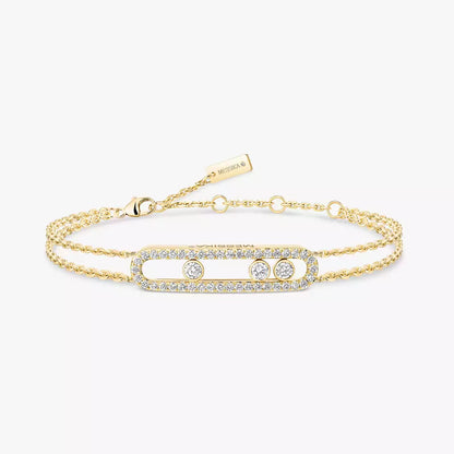 [Peak]MOVE CLASSIQUE PAVÉ DIAMOND BRACELET