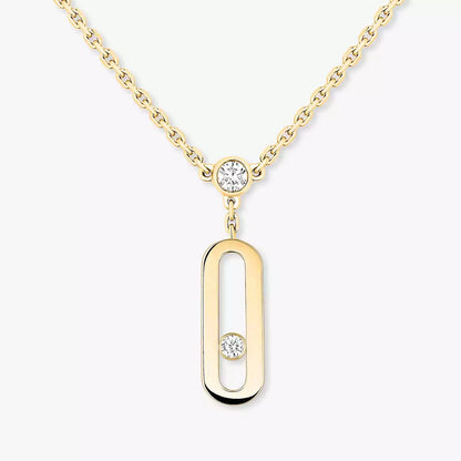[Peak]MOVE UNO DOUBLE-PENDANT NECKLACE
