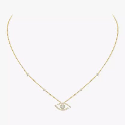 [Peak]PAVÉ DIAMOND LUCKY EYE NECKLACE