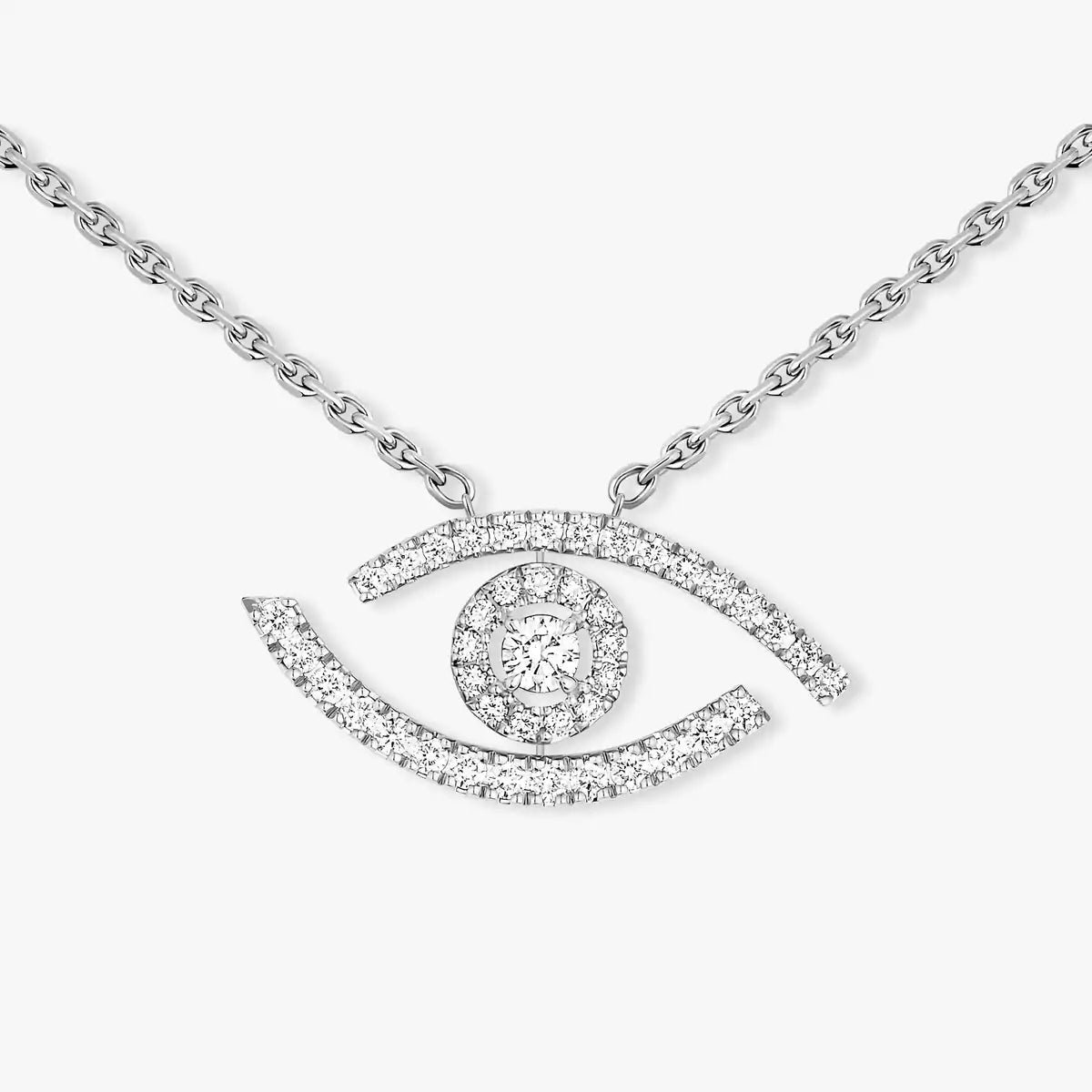 [Peak]PAVÉ DIAMOND LUCKY EYE NECKLACE