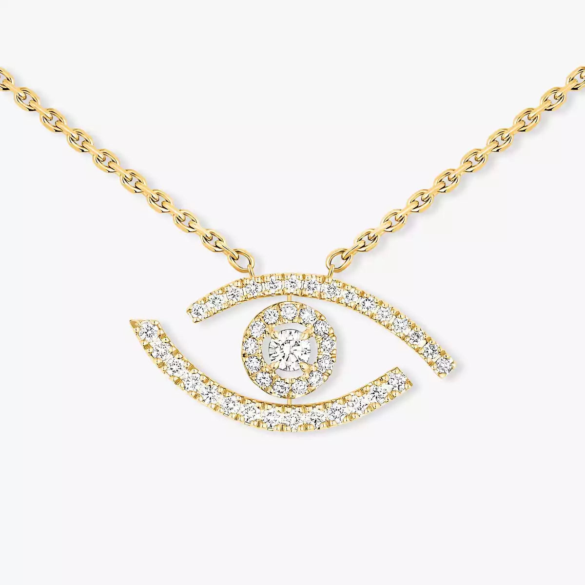 [Peak]PAVÉ DIAMOND LUCKY EYE NECKLACE