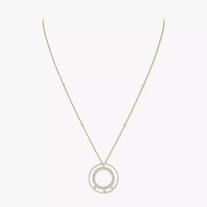 [Peak]MOVE ROMANE LONG PAVÉ DIAMOND NECKLACE