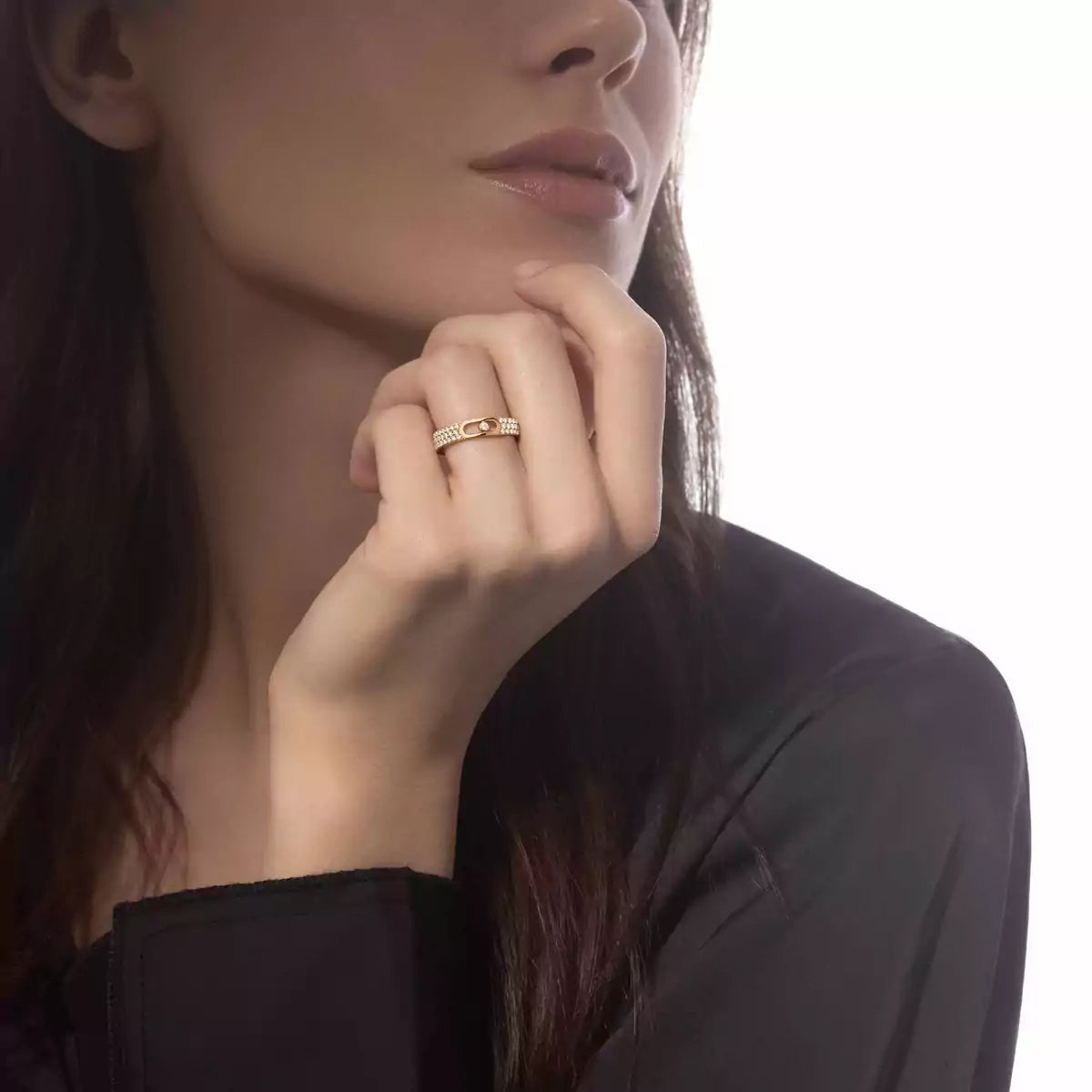 [Peak]MOVE JOAILLERIE PAVÉ DIAMOND WEDDING RING