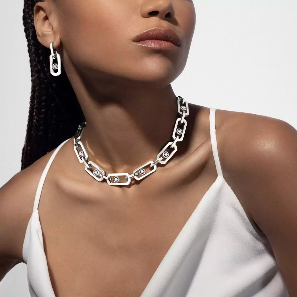[Peak]SO MOVE XL DIAMOND HOOP EARRINGS
