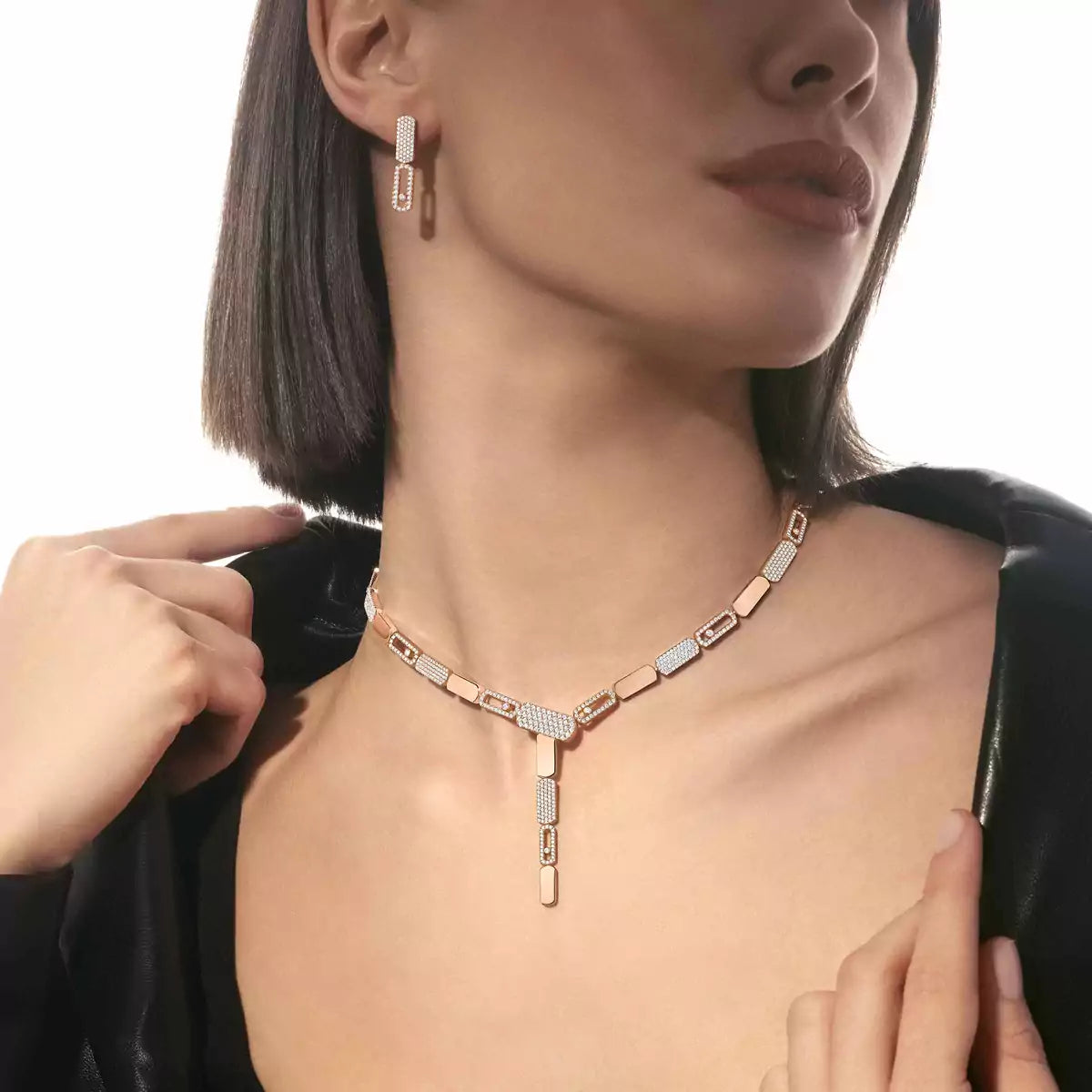[Peak]IMPERIAL MOVE SM DIAMOND EARRINGS