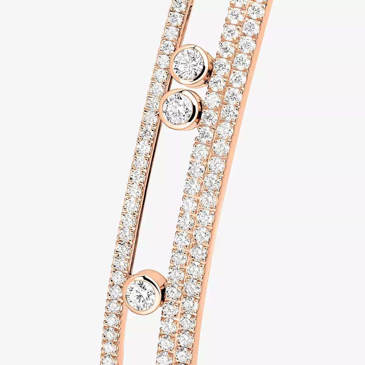 [Peak]MOVE ROMANE PAVÉ DIAMOND BANGLE BRACELET
