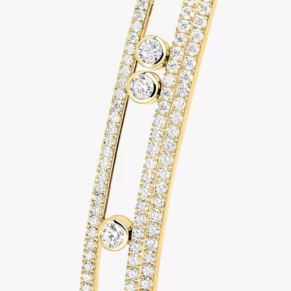 [Peak]MOVE ROMANE PAVÉ DIAMOND BANGLE BRACELET