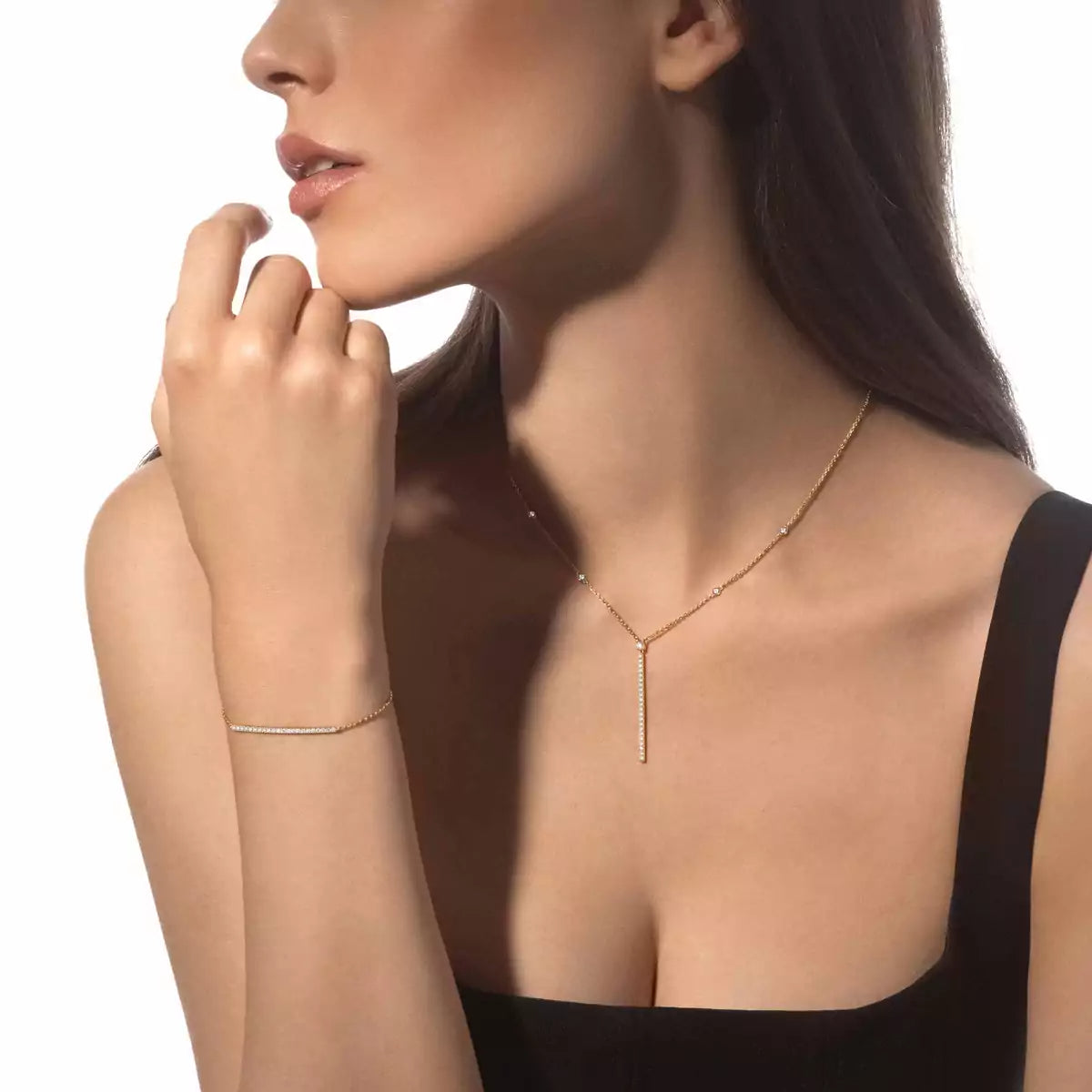 [Peak]MY TWIN TOI & MOI DIAMOND THIN BANGLE