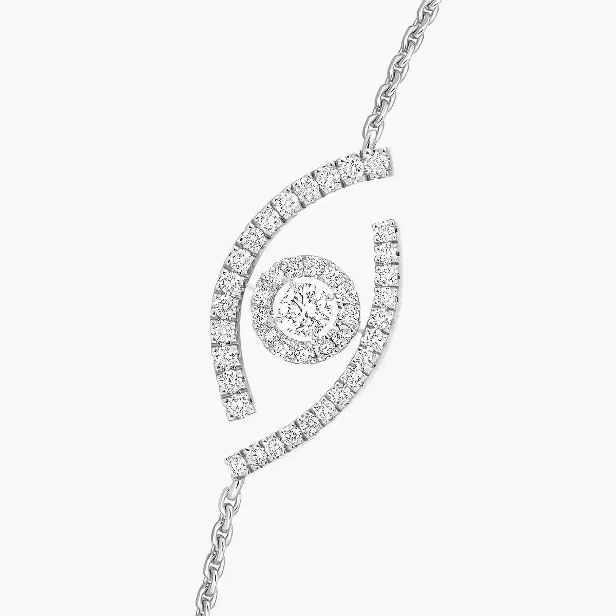 [Peak]LUCKY EYE PAVÉ-SET DIAMOND BRACELET