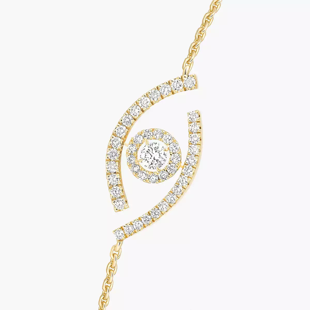 [Peak]LUCKY EYE PAVÉ-SET DIAMOND BRACELET