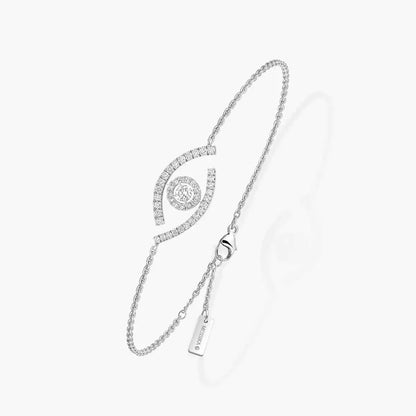 [Peak]LUCKY EYE PAVÉ-SET DIAMOND BRACELET
