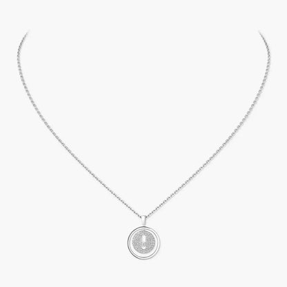 [Peak]LUCKY MOVE FULL PAVÉ DIAMOND NECKLACE