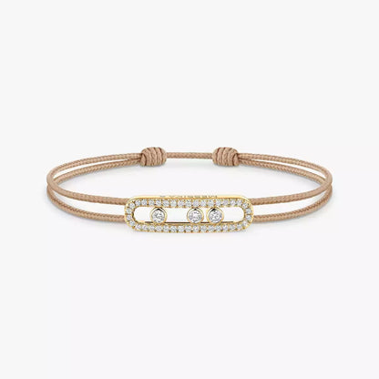[Peak]CARE(S) PAVÉ CORD BRACELET
