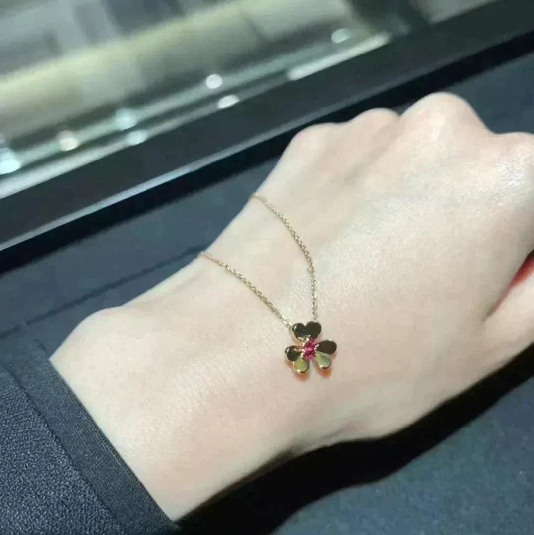 [Peak]FRIVOLE FLORAL CHARM NECKLACE