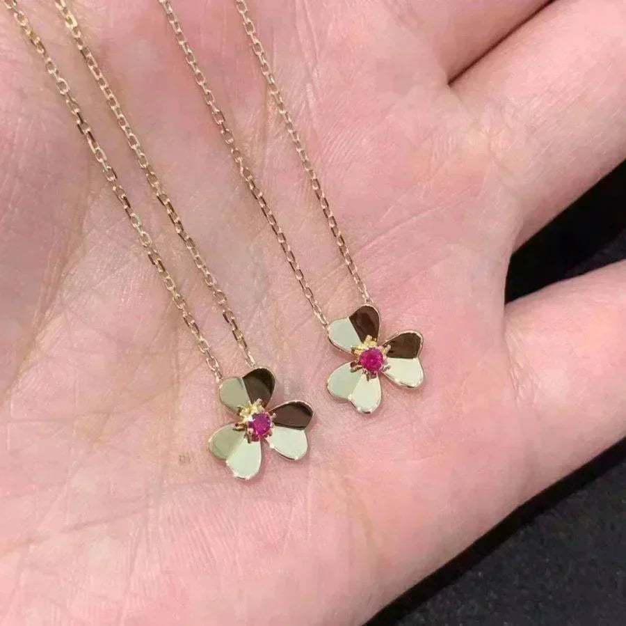[Peak]FRIVOLE FLORAL CHARM NECKLACE