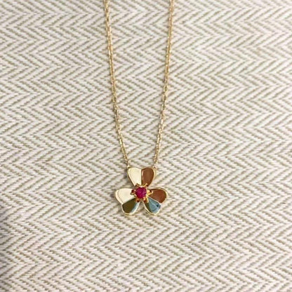 [Peak]FRIVOLE FLORAL CHARM NECKLACE