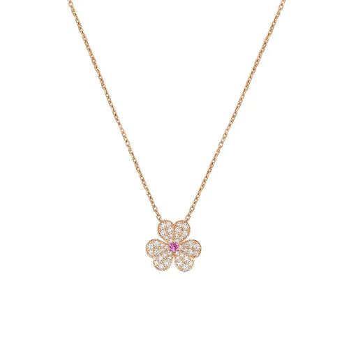[Peak]PAVÉ DIAMOND BUTTERFLY CHARM NECKLACE