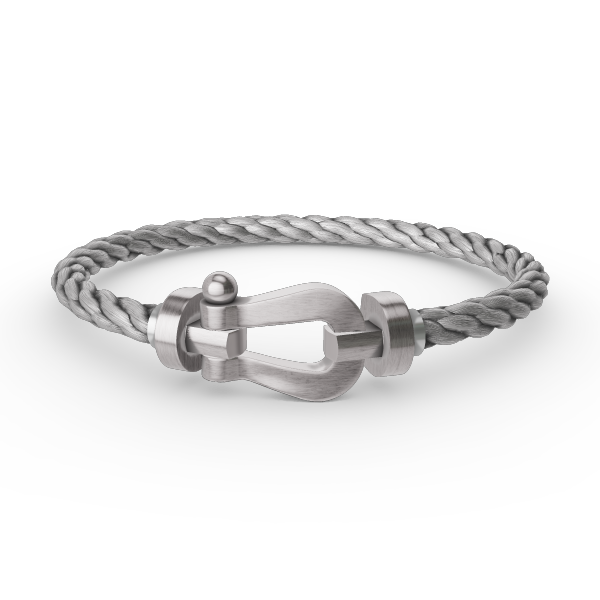 [Peak]FORCE LARGE HORSESHOE BRACELET - WHITE GOLD
