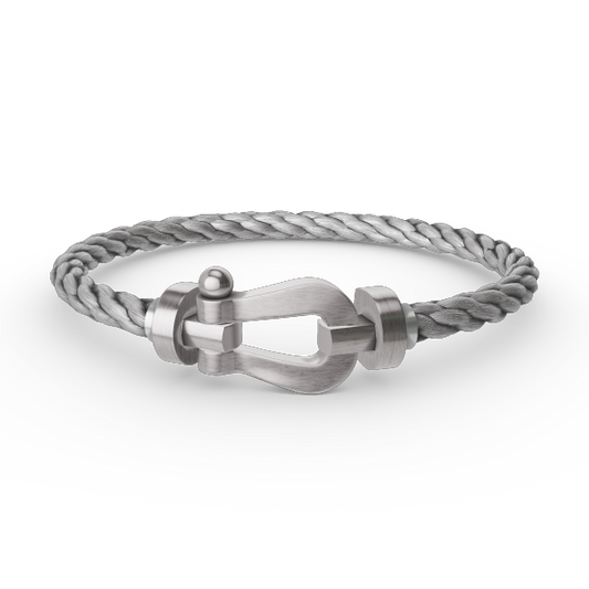 [Peak]FORCE LARGE HORSESHOE BRACELET - WHITE GOLD