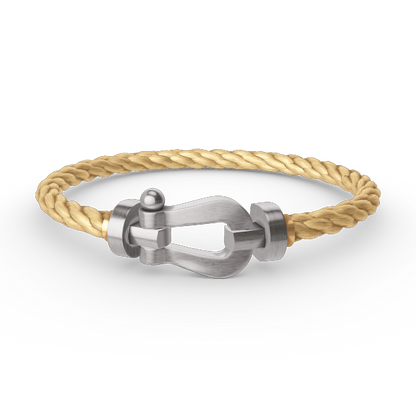 [Peak]FORCE LARGE HORSESHOE BRACELET - WHITE GOLD