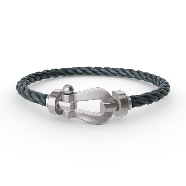 [Peak]FORCE LARGE HORSESHOE BRACELET - WHITE GOLD