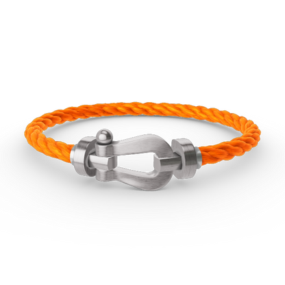 [Peak]FORCE LARGE HORSESHOE BRACELET - WHITE GOLD