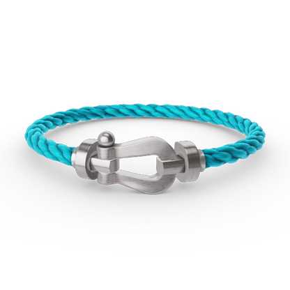 [Peak]FORCE LARGE HORSESHOE BRACELET - WHITE GOLD