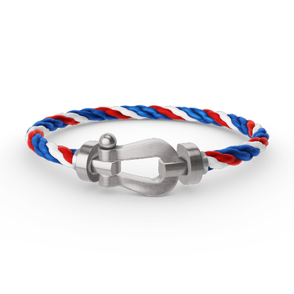 [Peak]FORCE LARGE HORSESHOE BRACELET - WHITE GOLD