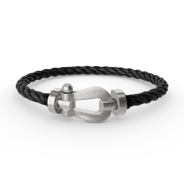 [Peak]FORCE LARGE HORSESHOE BRACELET - WHITE GOLD