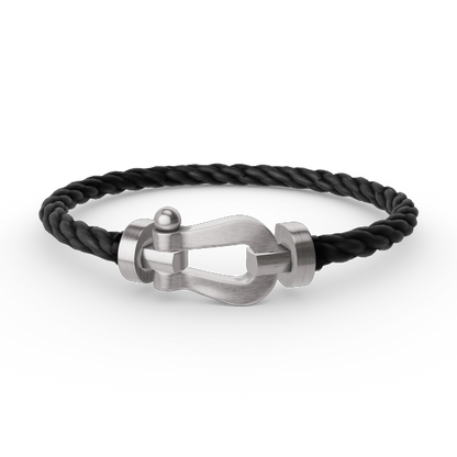 [Peak]FORCE LARGE HORSESHOE BRACELET - WHITE GOLD