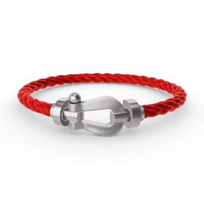 [Peak]FORCE LARGE HORSESHOE BRACELET - WHITE GOLD