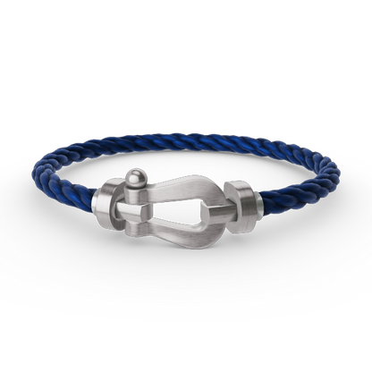 [Peak]FORCE LARGE HORSESHOE BRACELET - WHITE GOLD