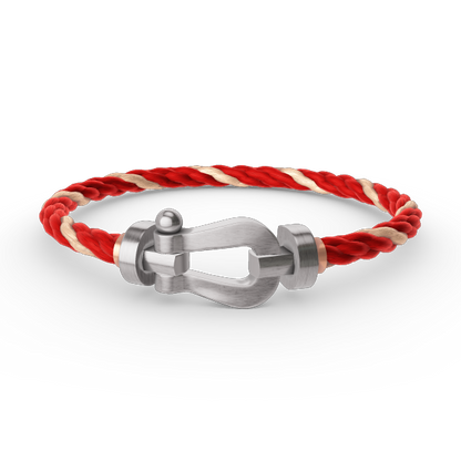 [Peak]FORCE LARGE HORSESHOE BRACELET - WHITE GOLD